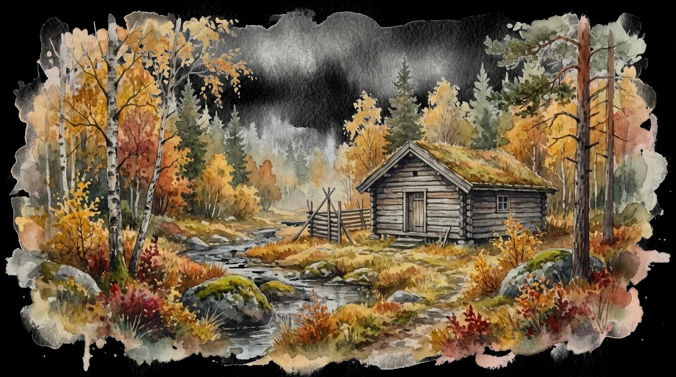 Illustrasjon av Revebås