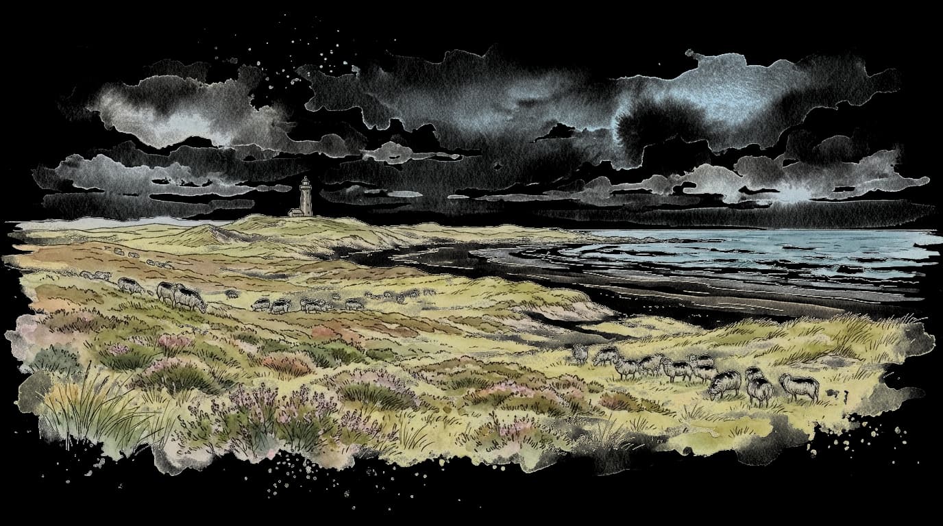Landskapsillustrasjon for Rogaland
