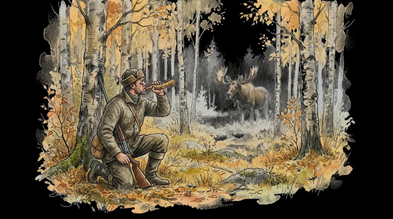 Illustrasjon av Lokkjakt